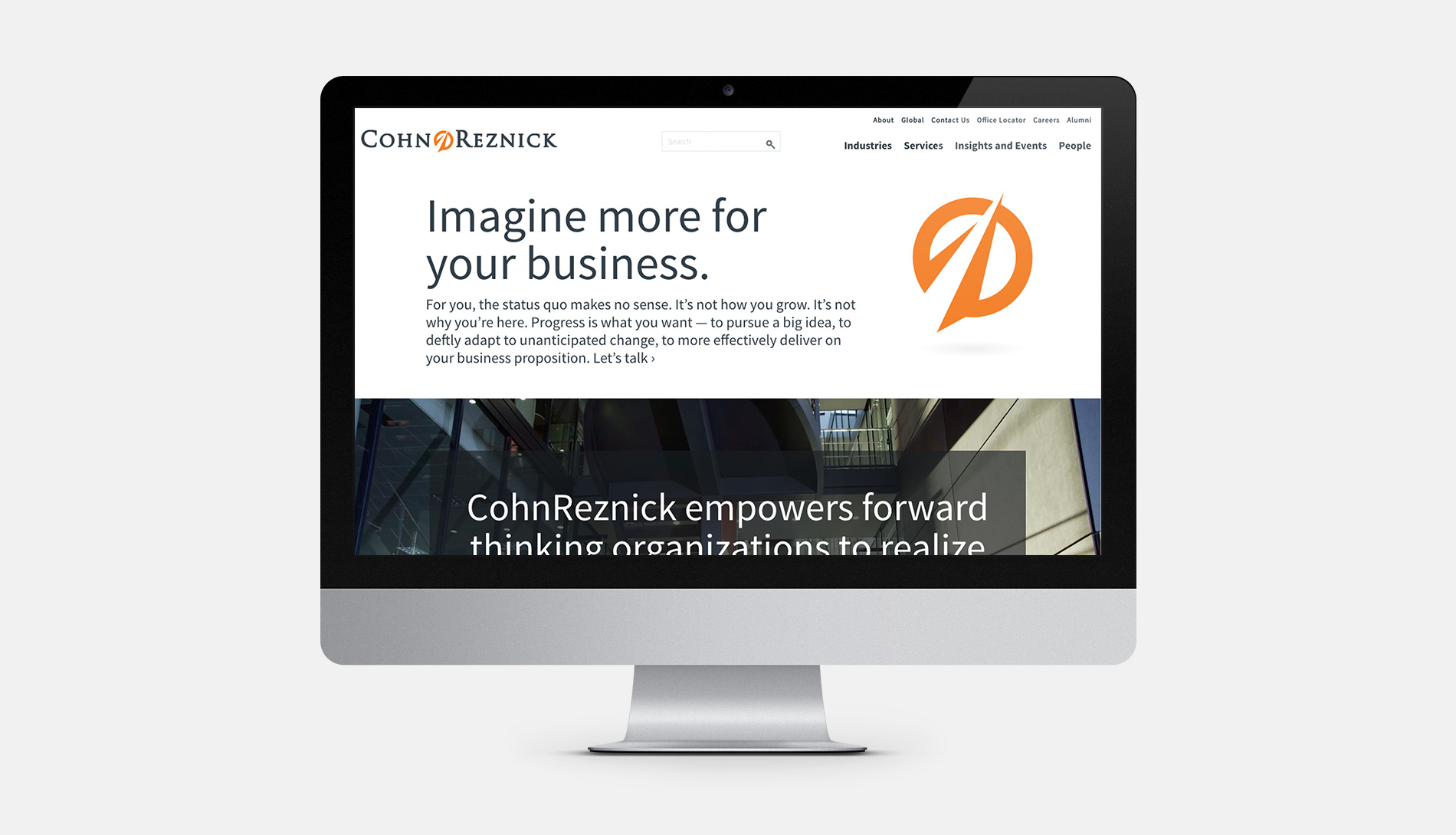 CohnZeznick Website Redesign Example